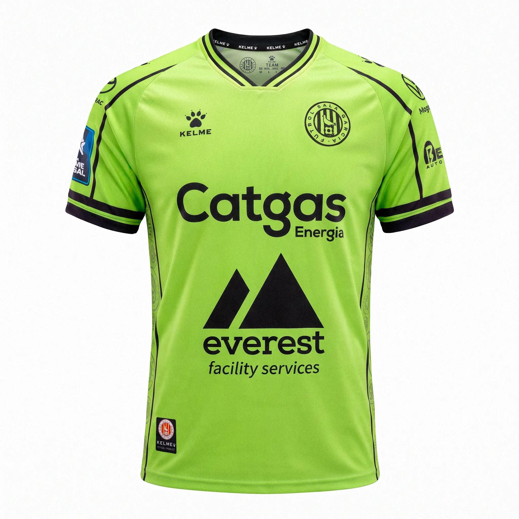 Kelme Camiseta Catgas Energia Equipación Alternativa 26-27 Verde Unisex 1/2
