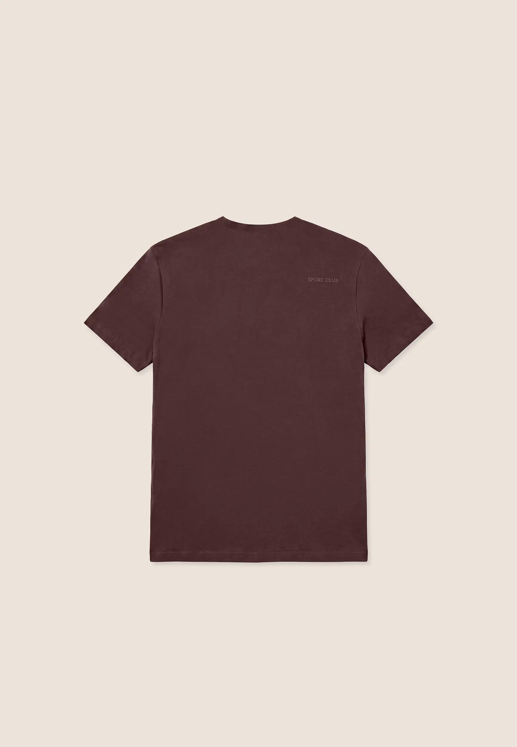 T-shirt pour hommes coupe classique avec graphisme central caoutchouté 2/3