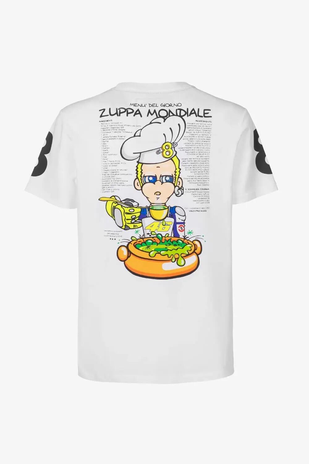 T-shirt VR46 UNLIMITED WORLD TITLE CELEBRATION Heren Geel XS 2/6
