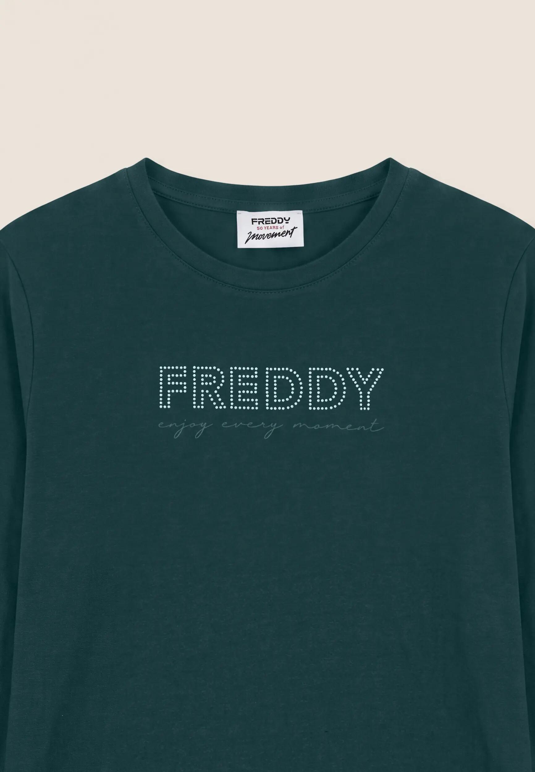 T-shirt à manches longues avec logo en perles 3/3