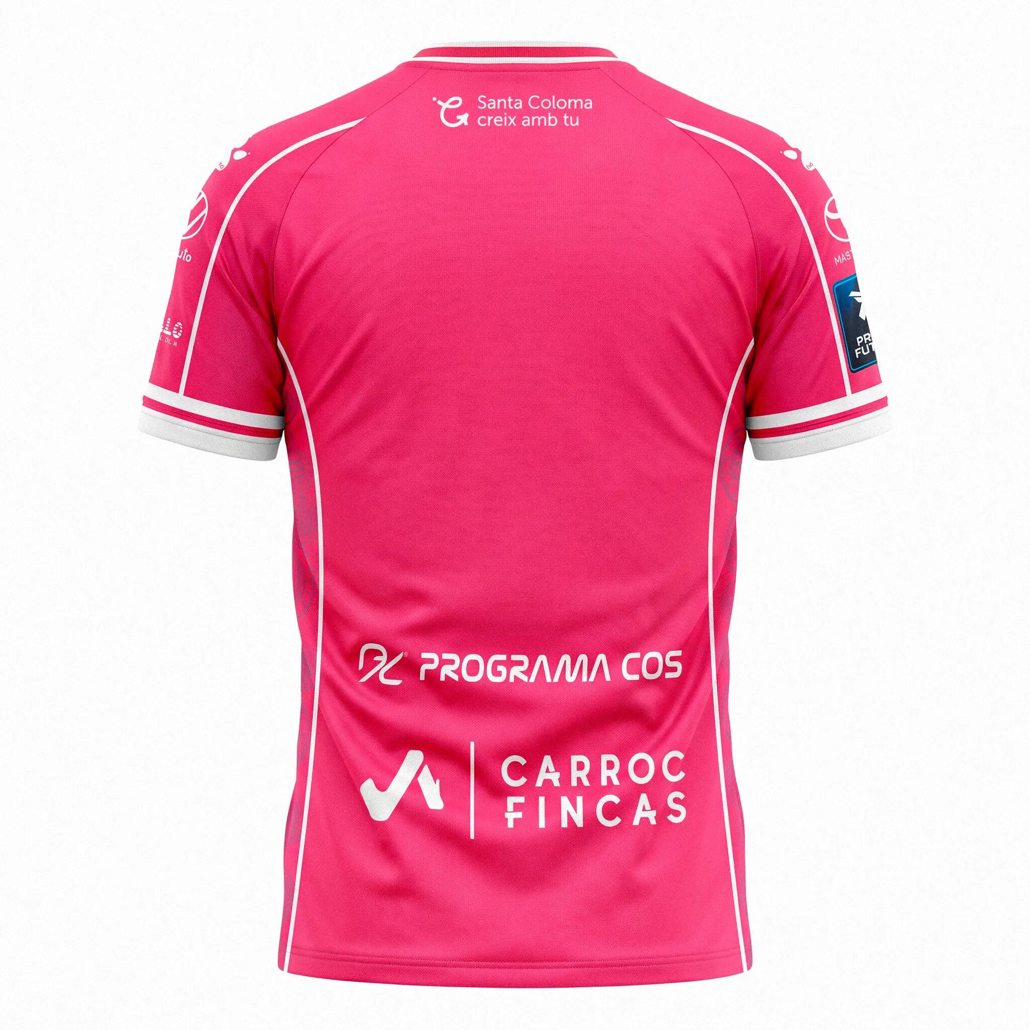 Kelme Camiseta Catgas Energia 2ª Equipación 26-27 Fucsia Unisex 2/2