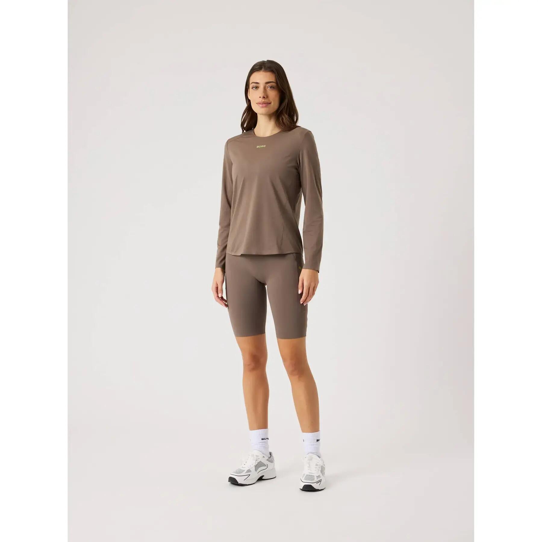 Dames-T-shirt met lange mouwen Björn Borg Performance Feather 4/5