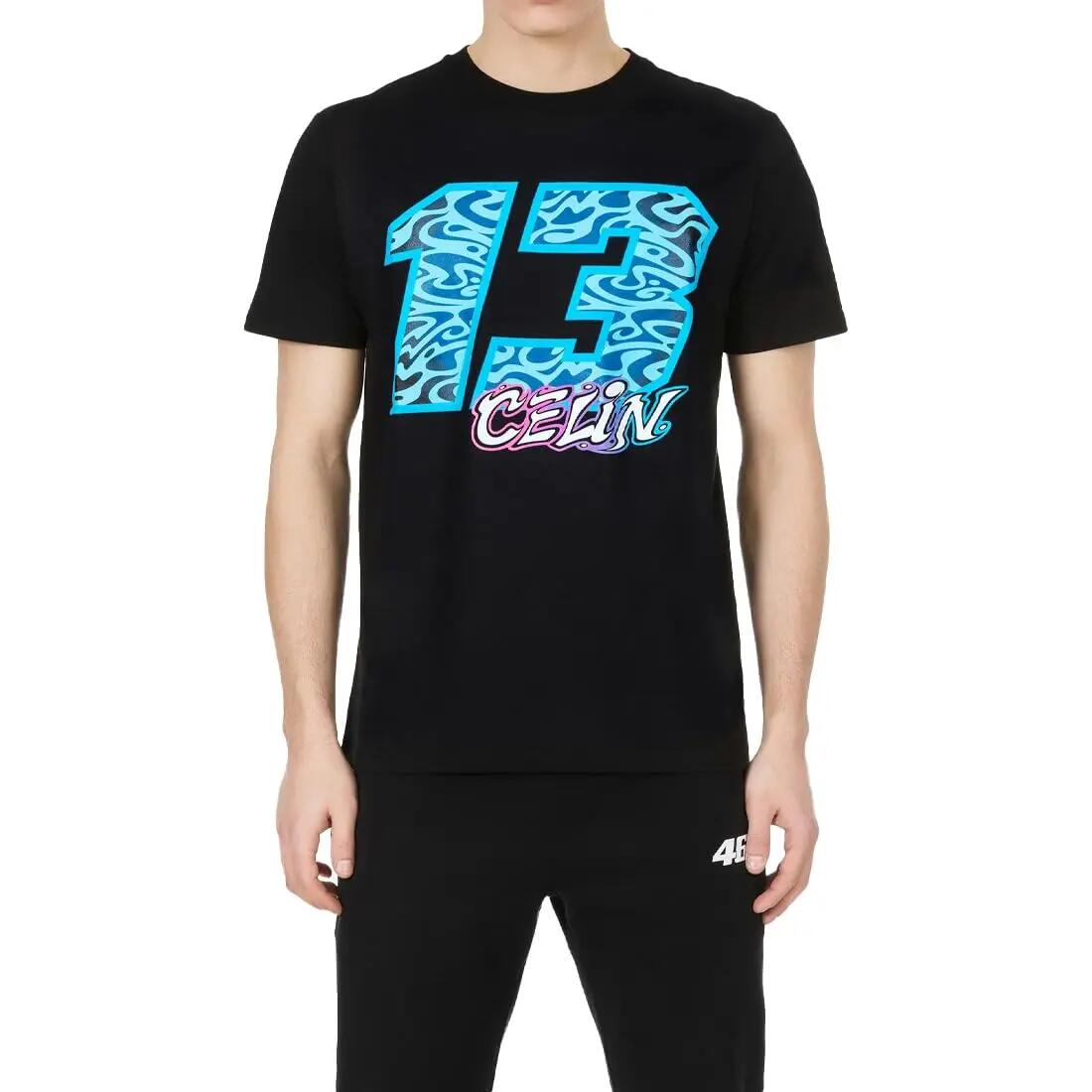 T-shirt VR46 Mooney Uniseks Zwart XXL 4/4