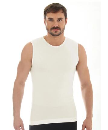 Bezrękawnik męski z wełną merino Brubeck COMFORT WOOL