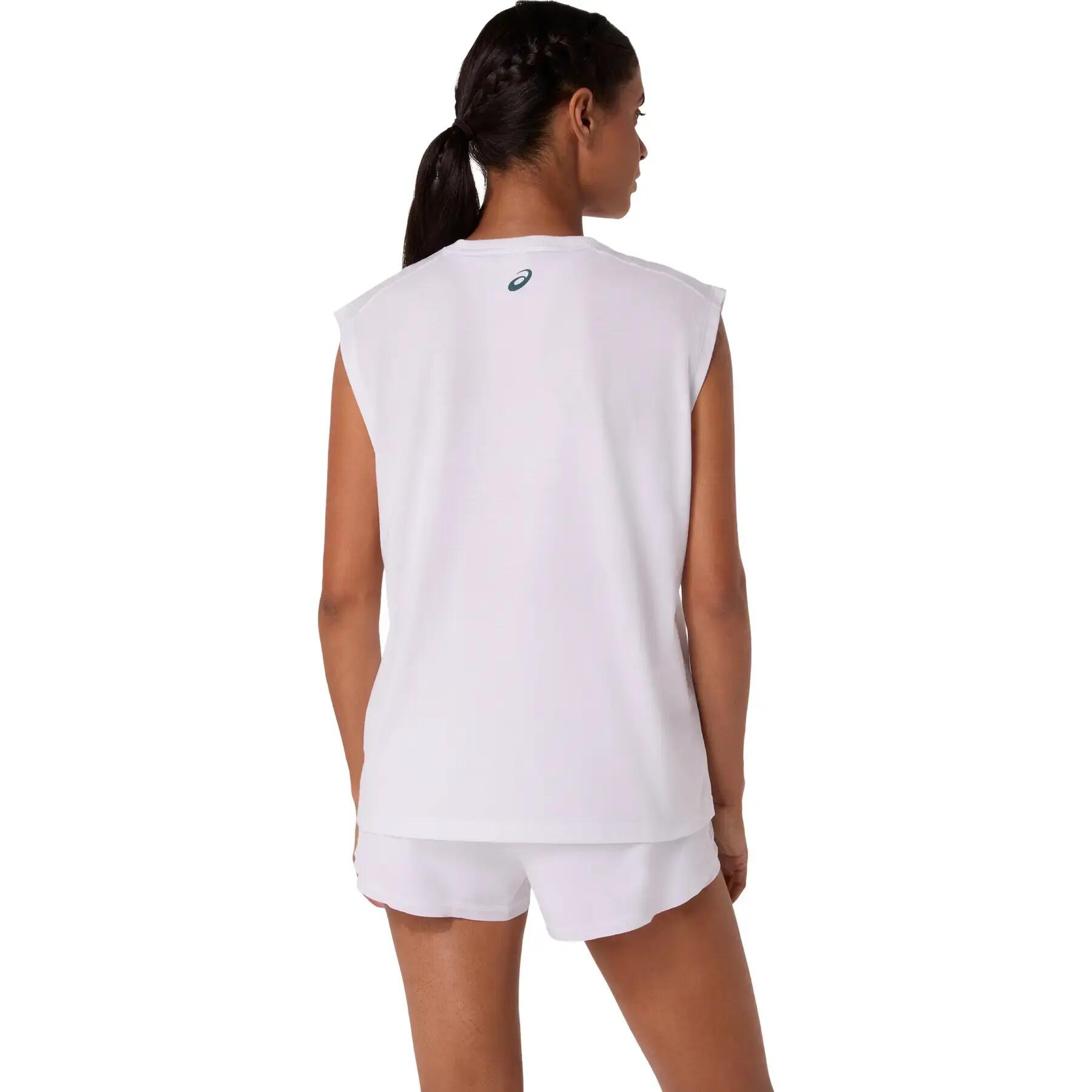 Camiseta gráfica de tirantes para mujer Asics Game 2/5