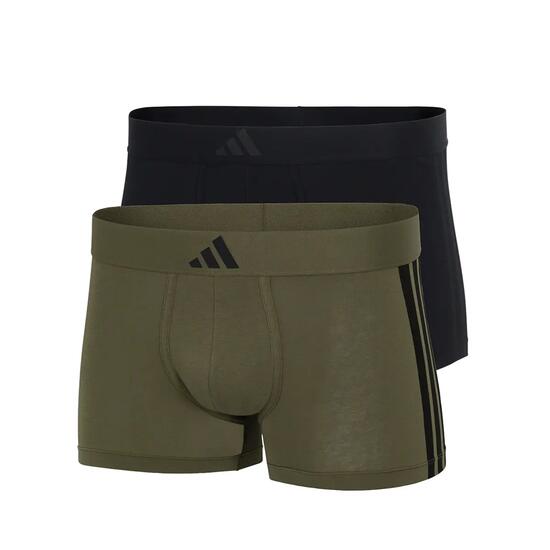 Lot de 2 boxers homme Active Flex Cotton 3 Stripes