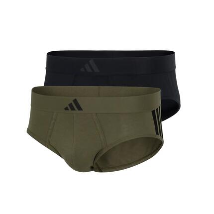 Lot de 2 slips homme Active Flex Cotton 3 Stripes Sport