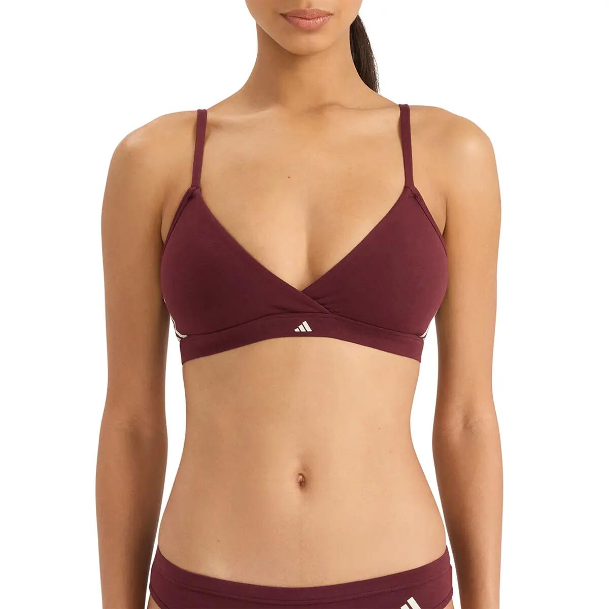 Soutien-gorge femme Active Essentials Cotton 3 stripes  Sport 3/6