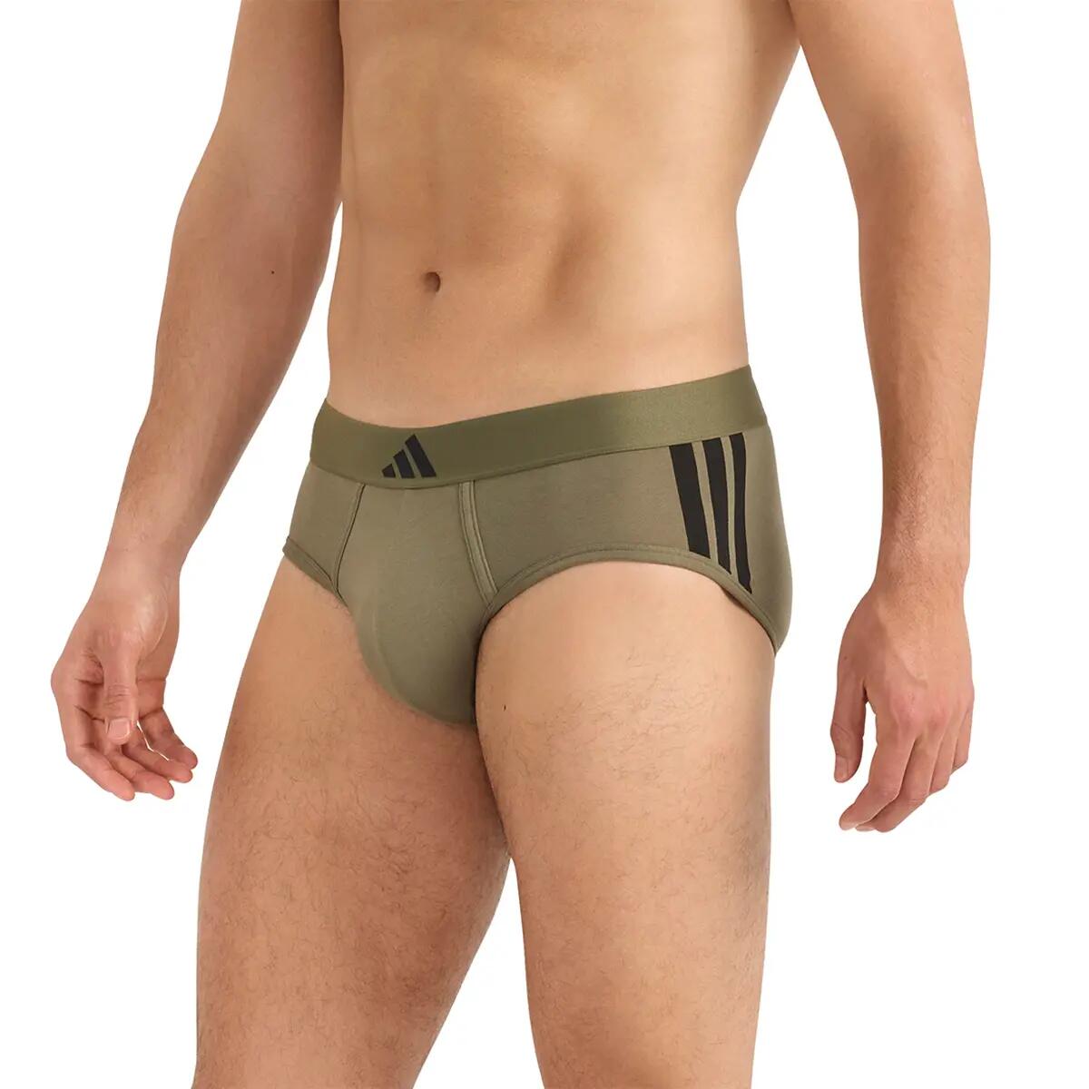 Lot de 2 slips homme Active Flex Cotton 3 Stripes Sport 4/6