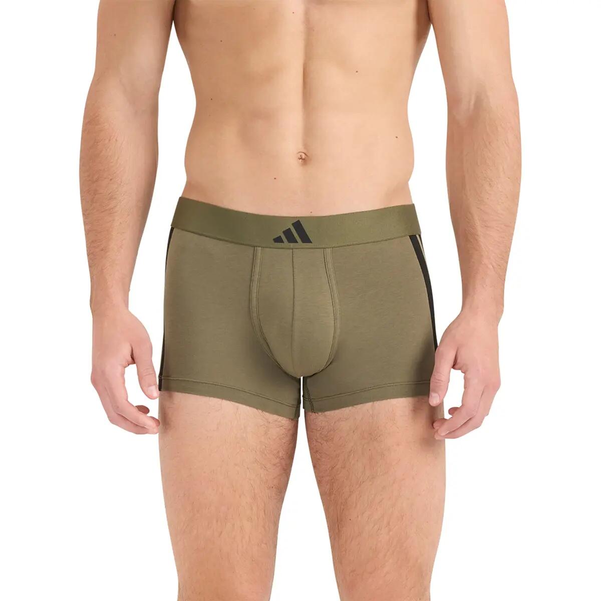 Lot de 2 boxers homme Active Flex Cotton 3 Stripes 3/6