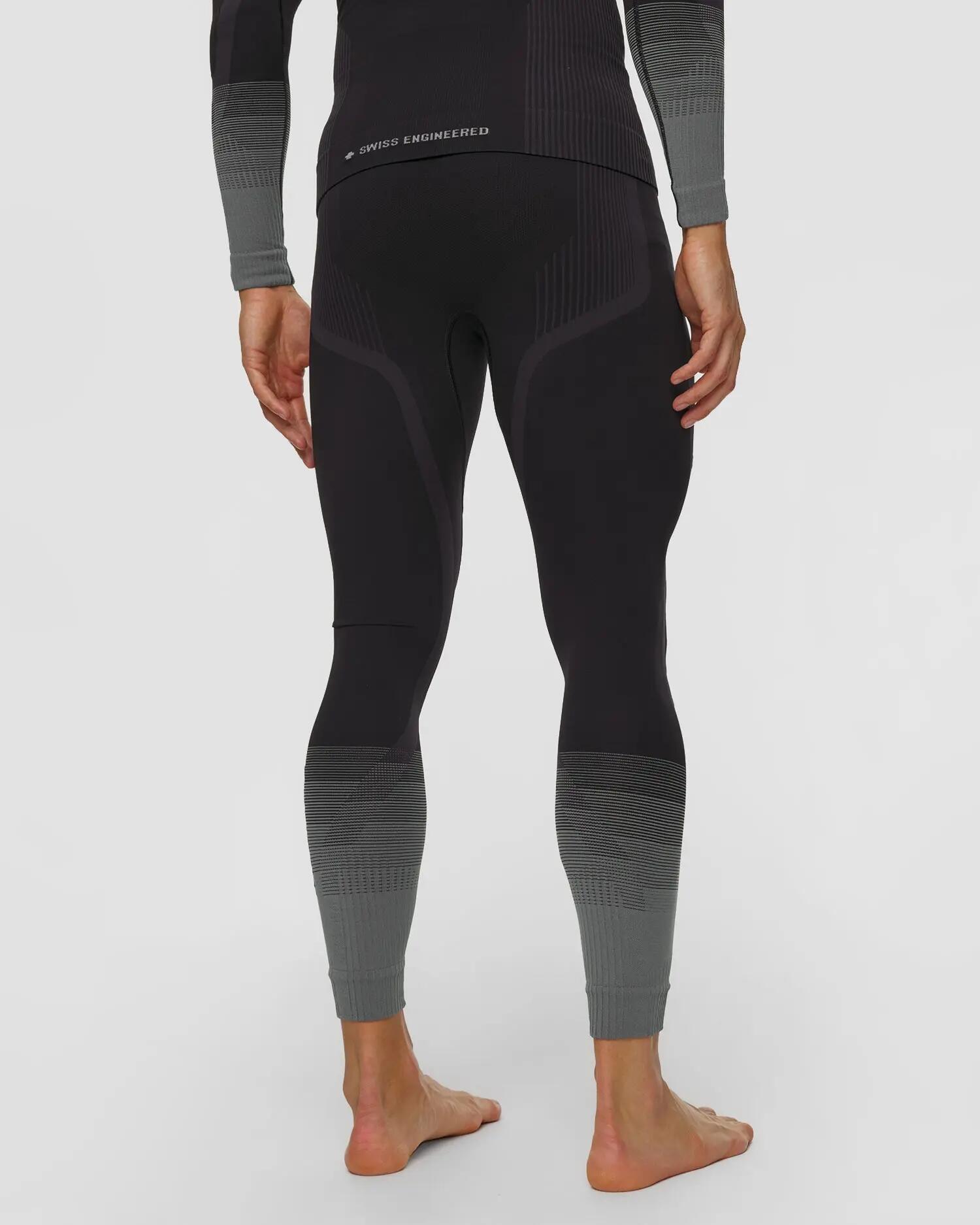 Kalesony męskie X-Bionic Invent Graphics Pants Black/Dark Grey B175 4/7