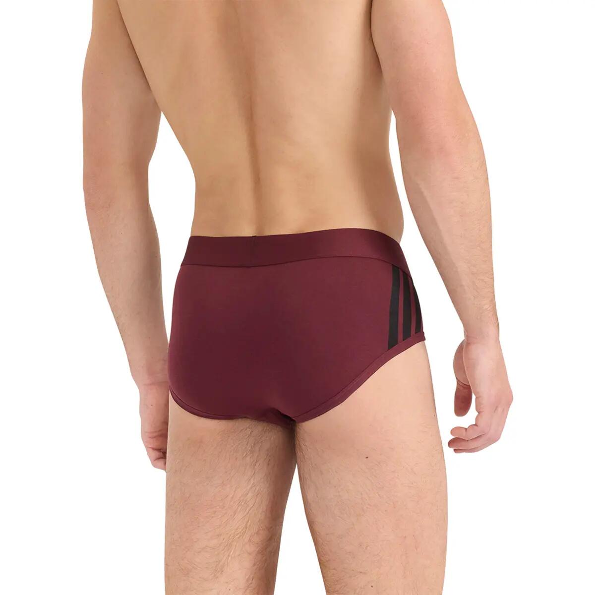 Lot de 2 slips homme Active Flex Cotton 3 Stripes Sport 5/6