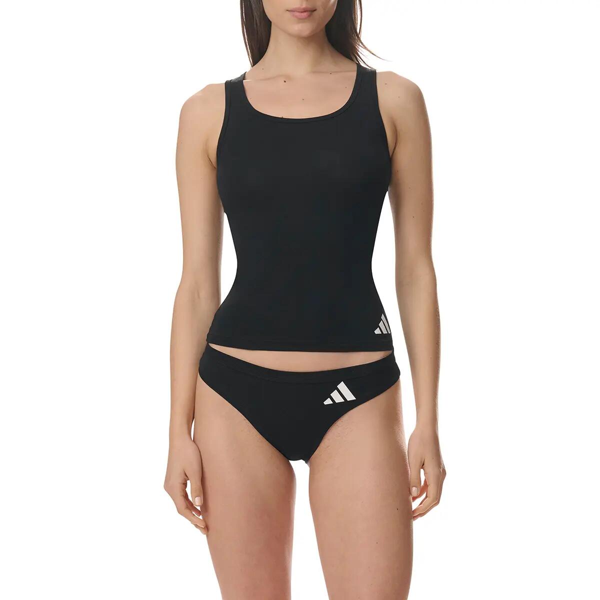 Culotte femme Active Essentials Cotton 3 stripes  Sport 2/6