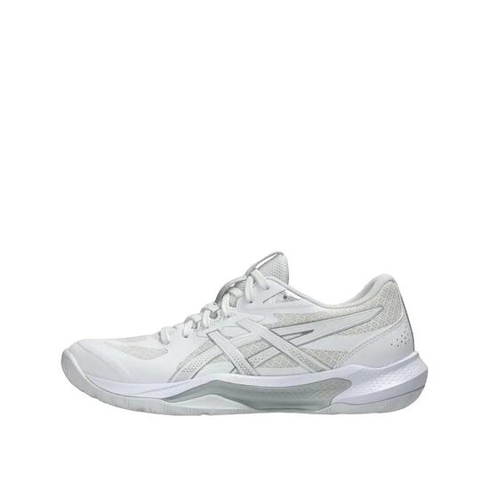 Chaussures de sport ASICS GEL-TACTIC™ 13 Femme Blanc avec accents argentés