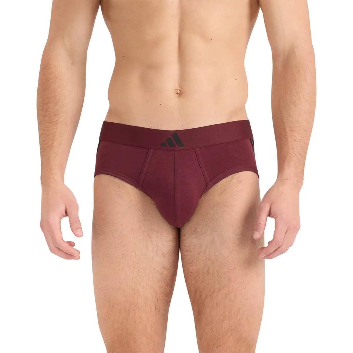 Lot de 2 slips homme Active Flex Cotton 3 Stripes Sport 2/6