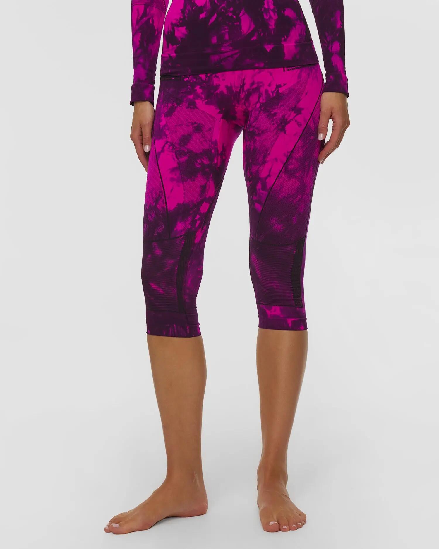 Kalesony 3/4 unisex X-Bionic Energy Accumulator Wild Pants Tiedye Fluo Pink 2/7