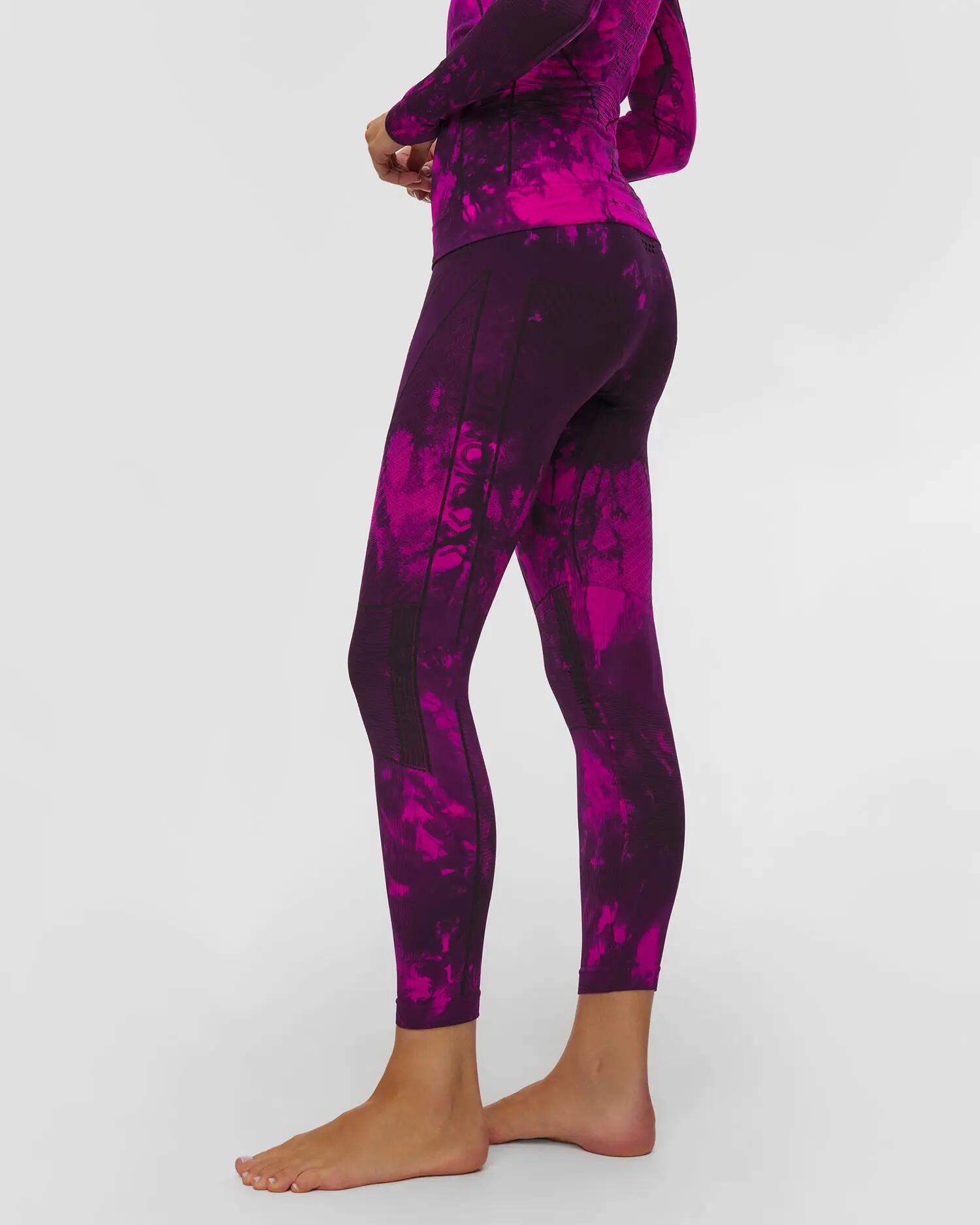Kalesony unisex X-Bionic Energy Accumulator Wild Pants Tiedye Black/Fluo Pink 3/7
