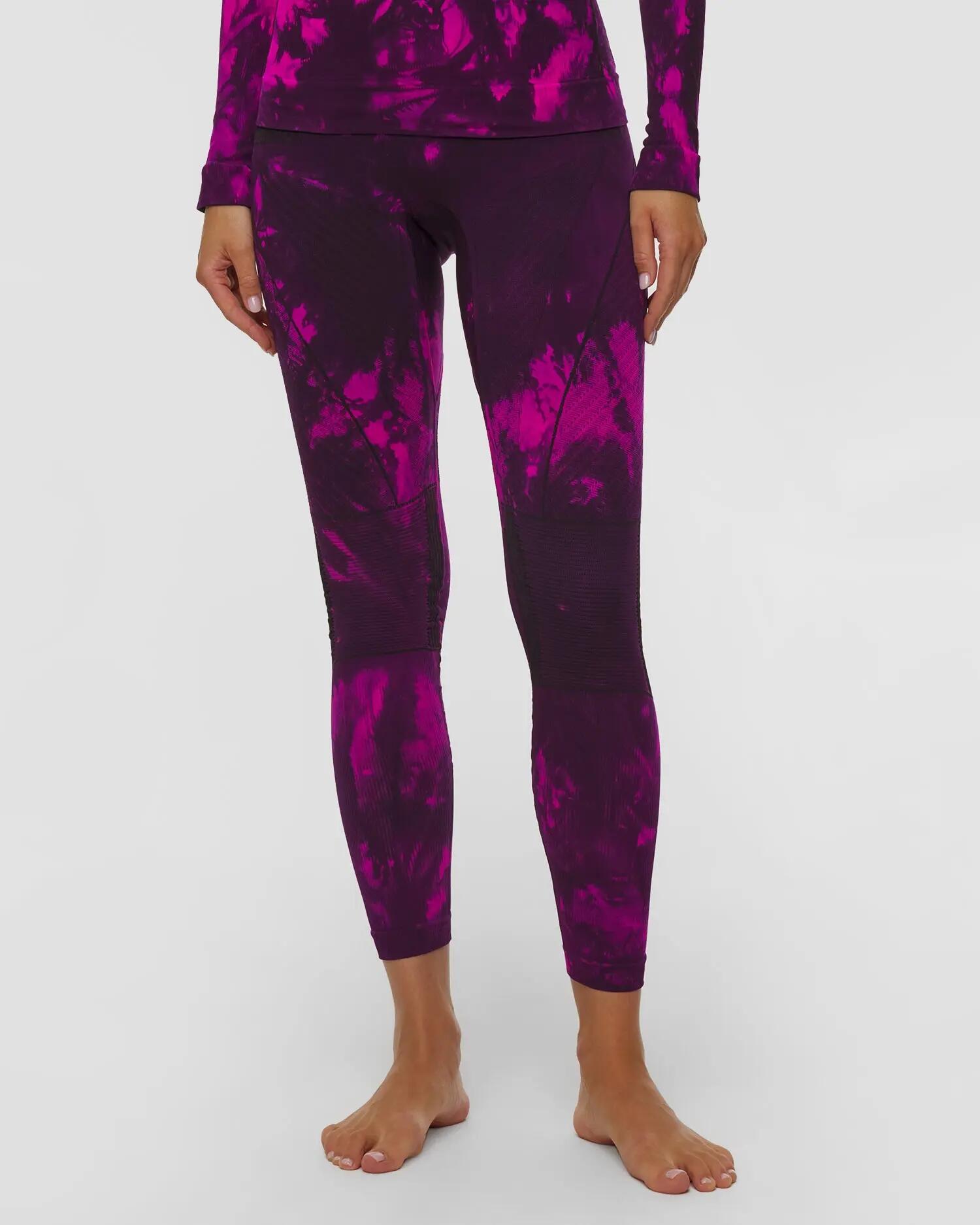 Kalesony unisex X-Bionic Energy Accumulator Wild Pants Tiedye Black/Fluo Pink 2/7