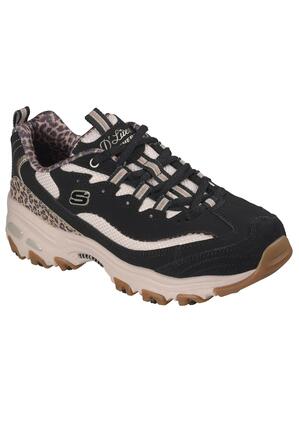 Zapatillas Skechers D'lites-wild Charm, Negro, Unisexo