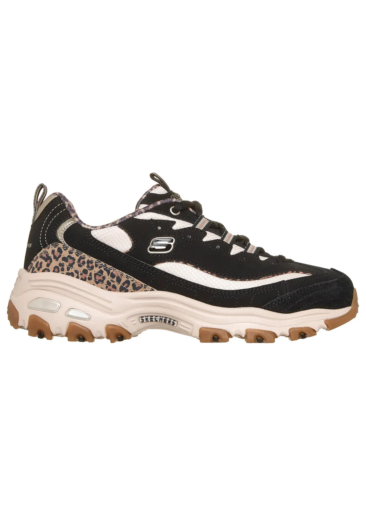 Sneakers Skechers D'lites-wild Charm, Zwart, Uniseks 4/7