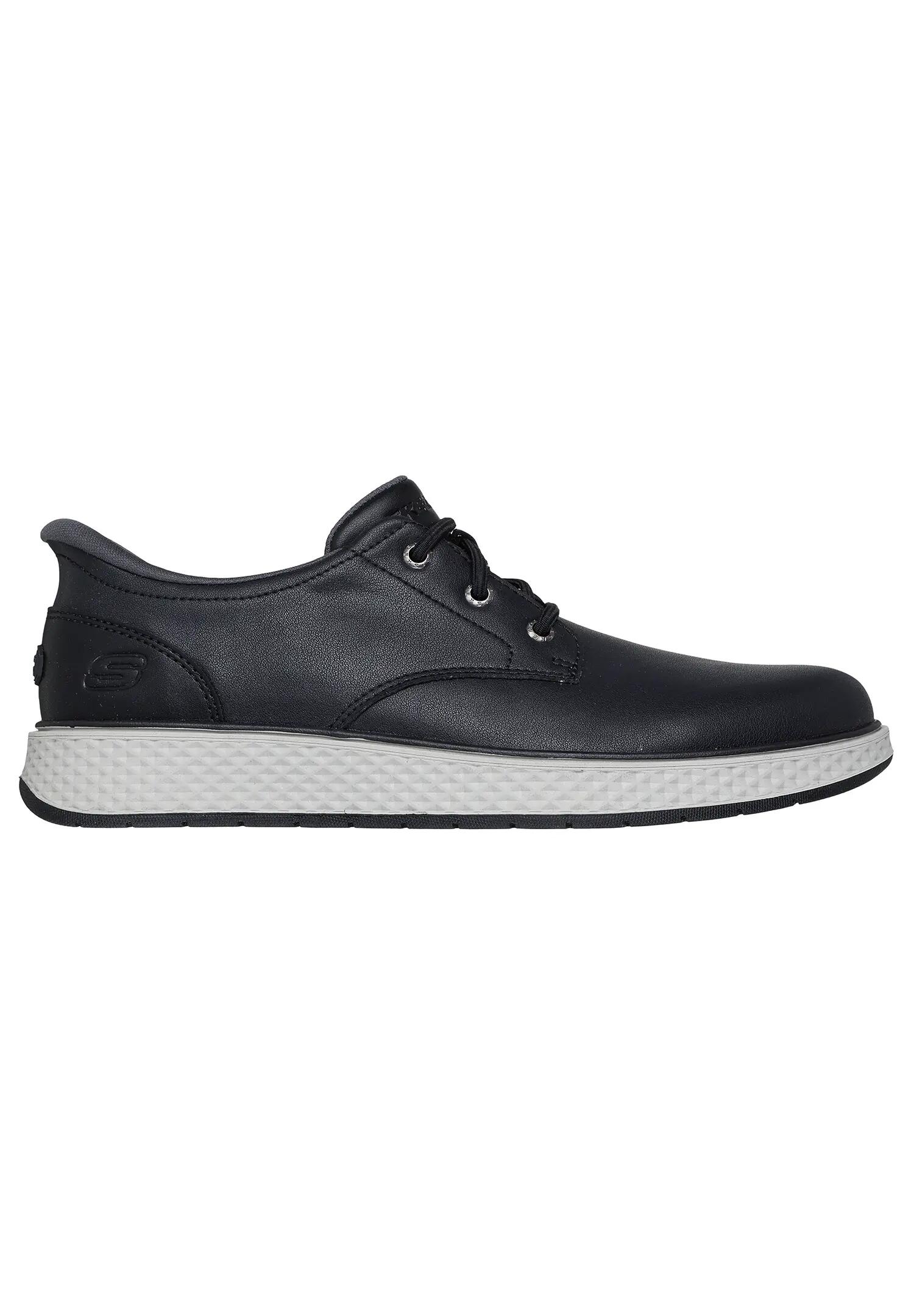 Skechers Herren Burkett Lonzo Slip Ins Schuhe Classic Fit Schwarz 3/4