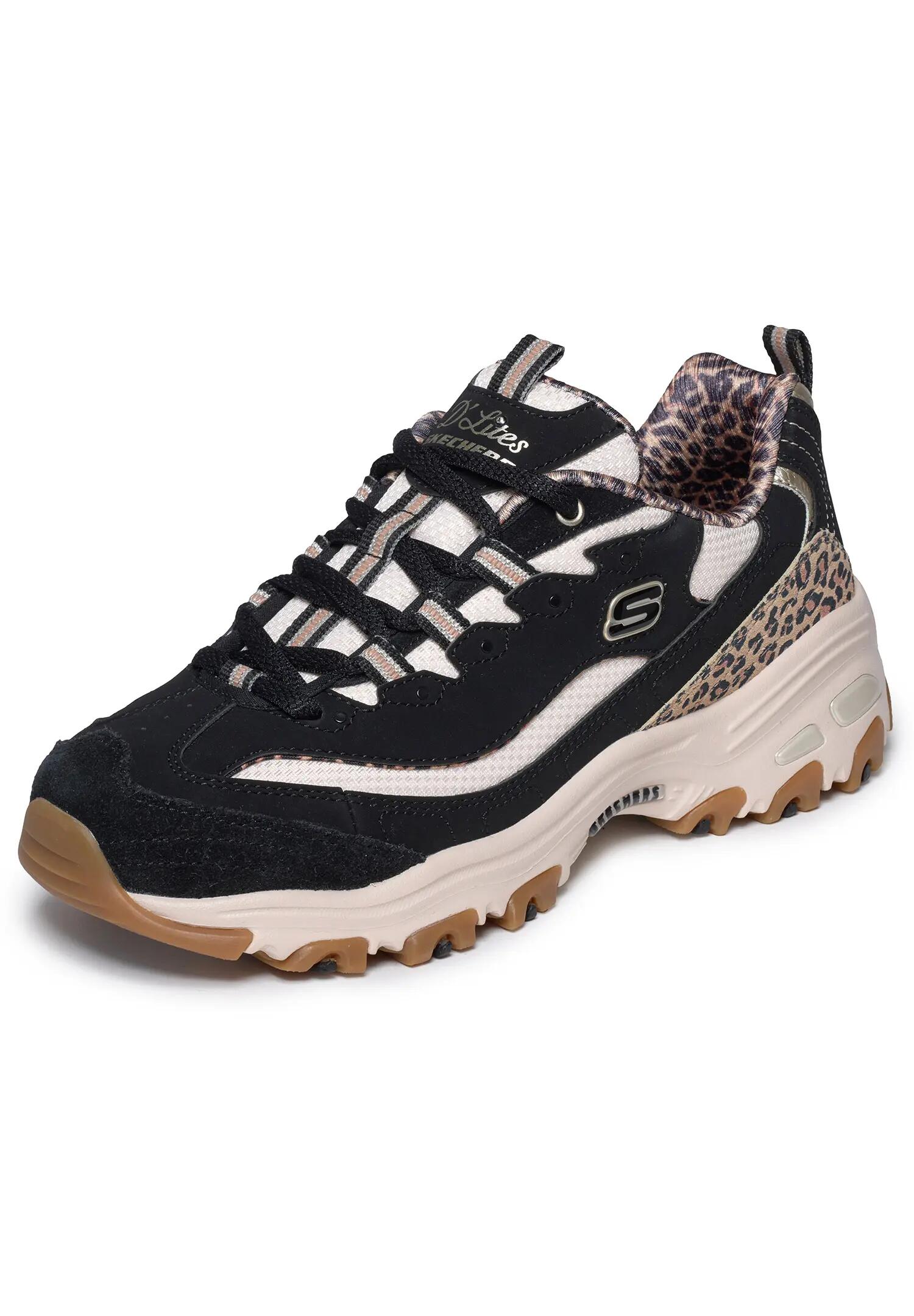 Sneakers Skechers D'lites-wild Charm, Zwart, Uniseks 2/7