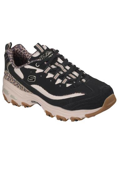 Baskets Skechers D'lites-wild Charm, Noir, Unisexe