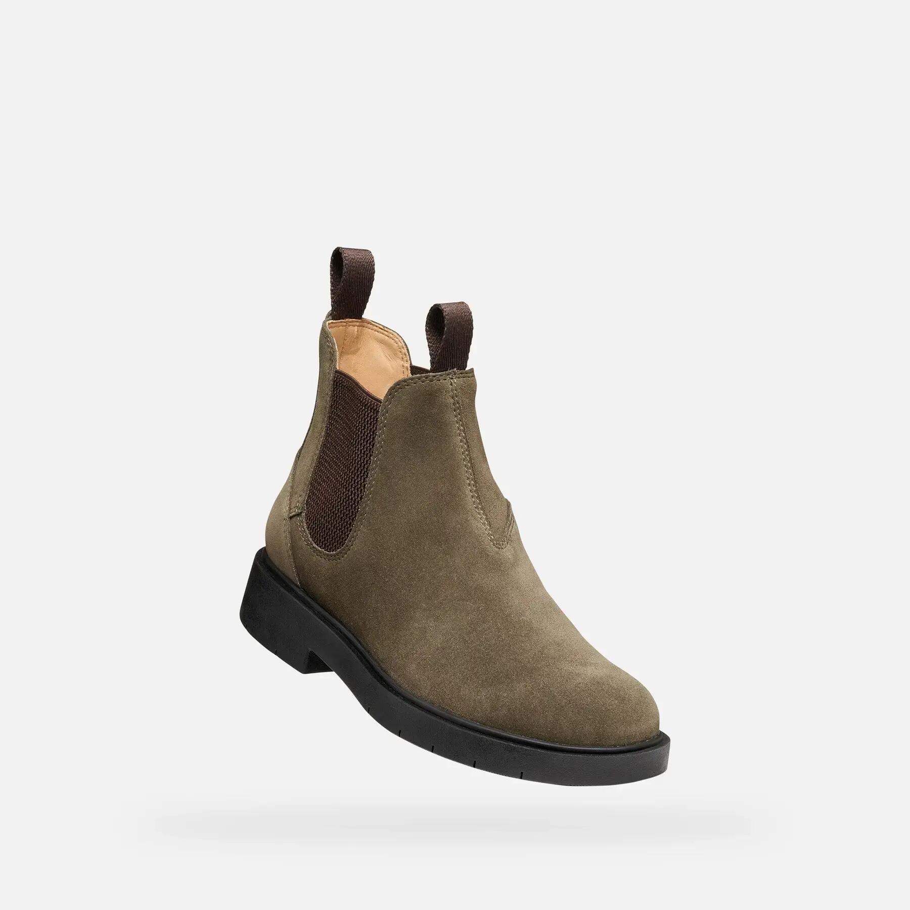 Mocasines de ante mujer Geox Spherica EC1 B 3/6