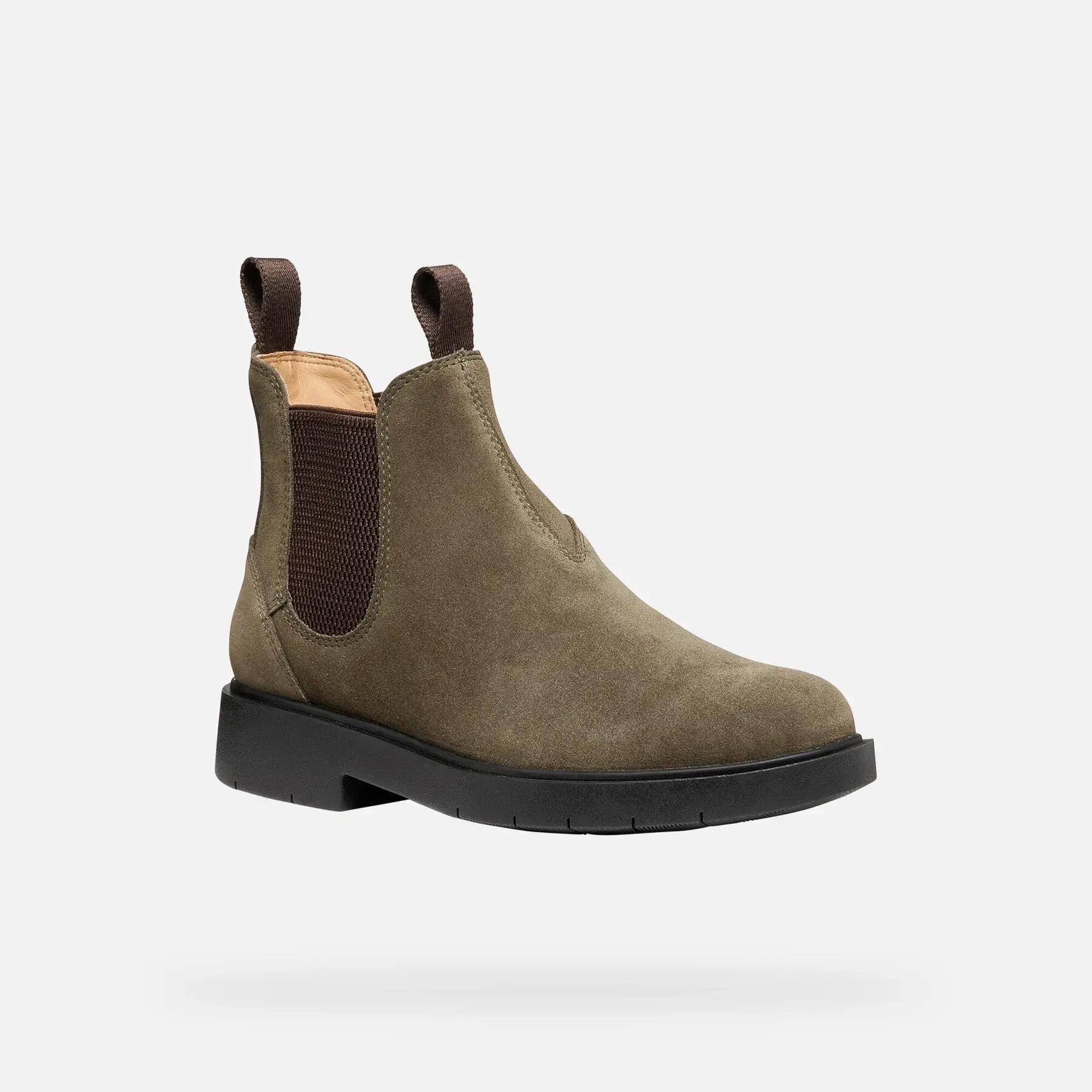 Mocasines de ante mujer Geox Spherica EC1 B 2/6