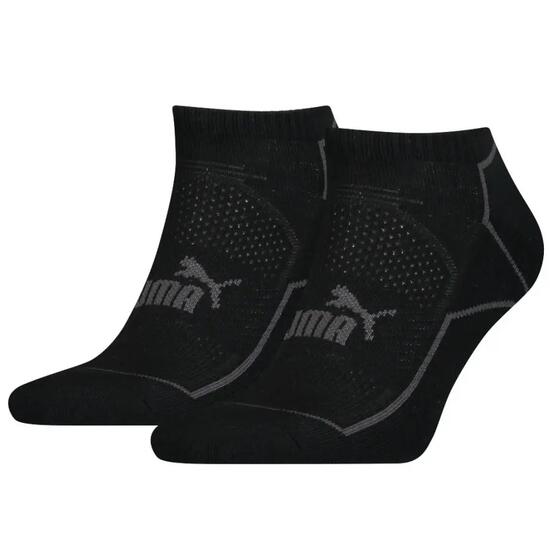 Baskets PUMA noires, chaussettes de sport pour hommes