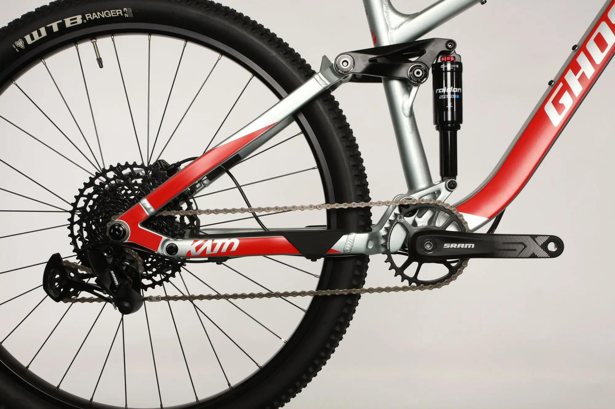 Reconditionné VTT Tout Suspendu Ghost Kato FS AL Sram SX 12V T.M 165 - Très Bon 2/7