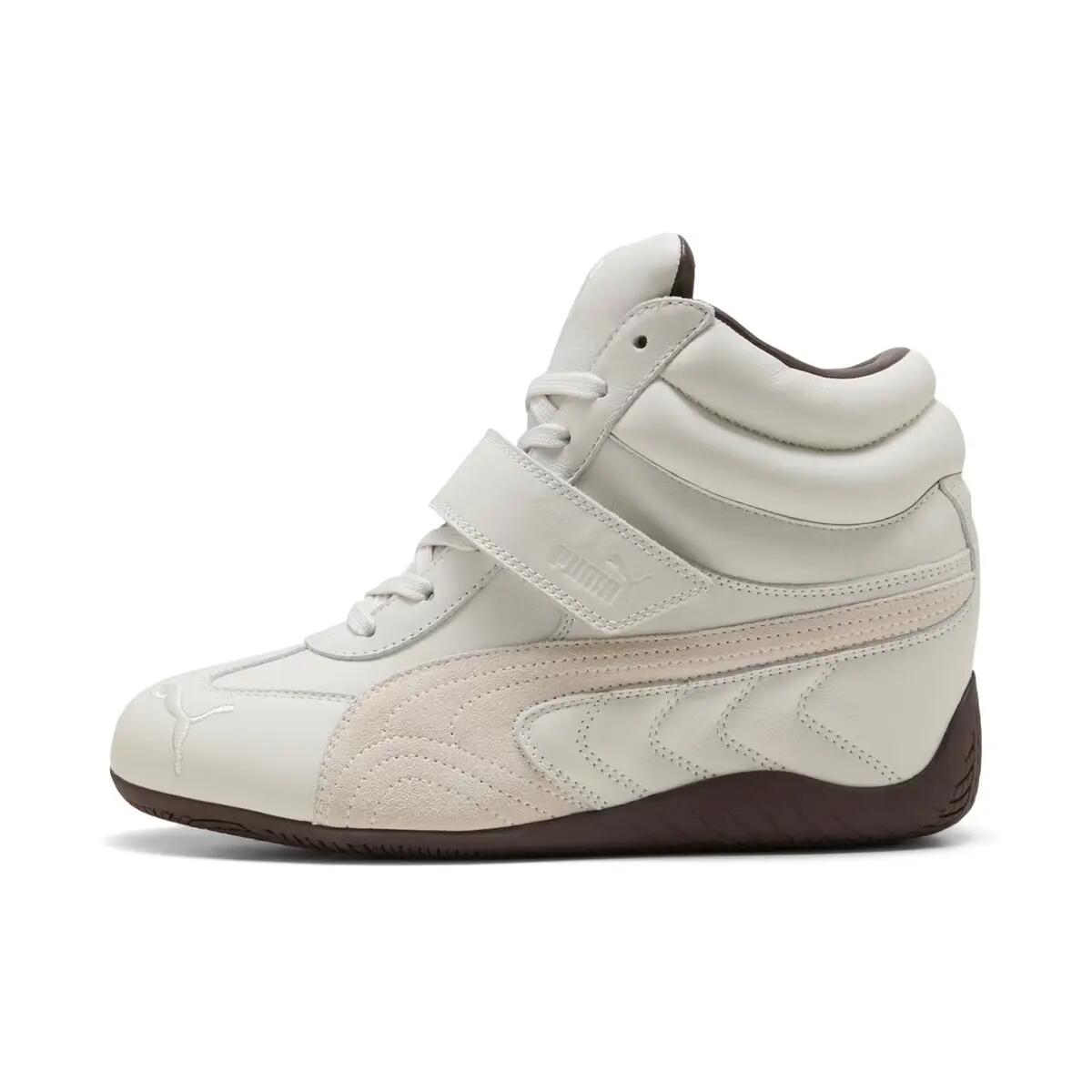 Puma Speedcat Wedge White Brown (Women's) 3/4