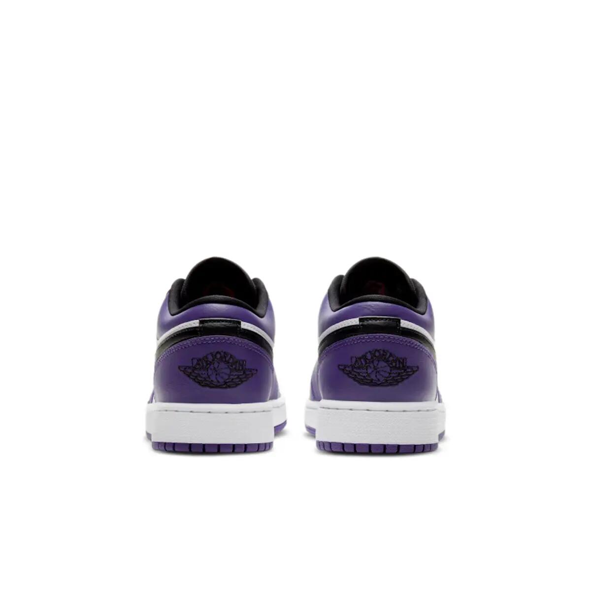 Jordan 1 Low Court Purple White (GS) 6/6