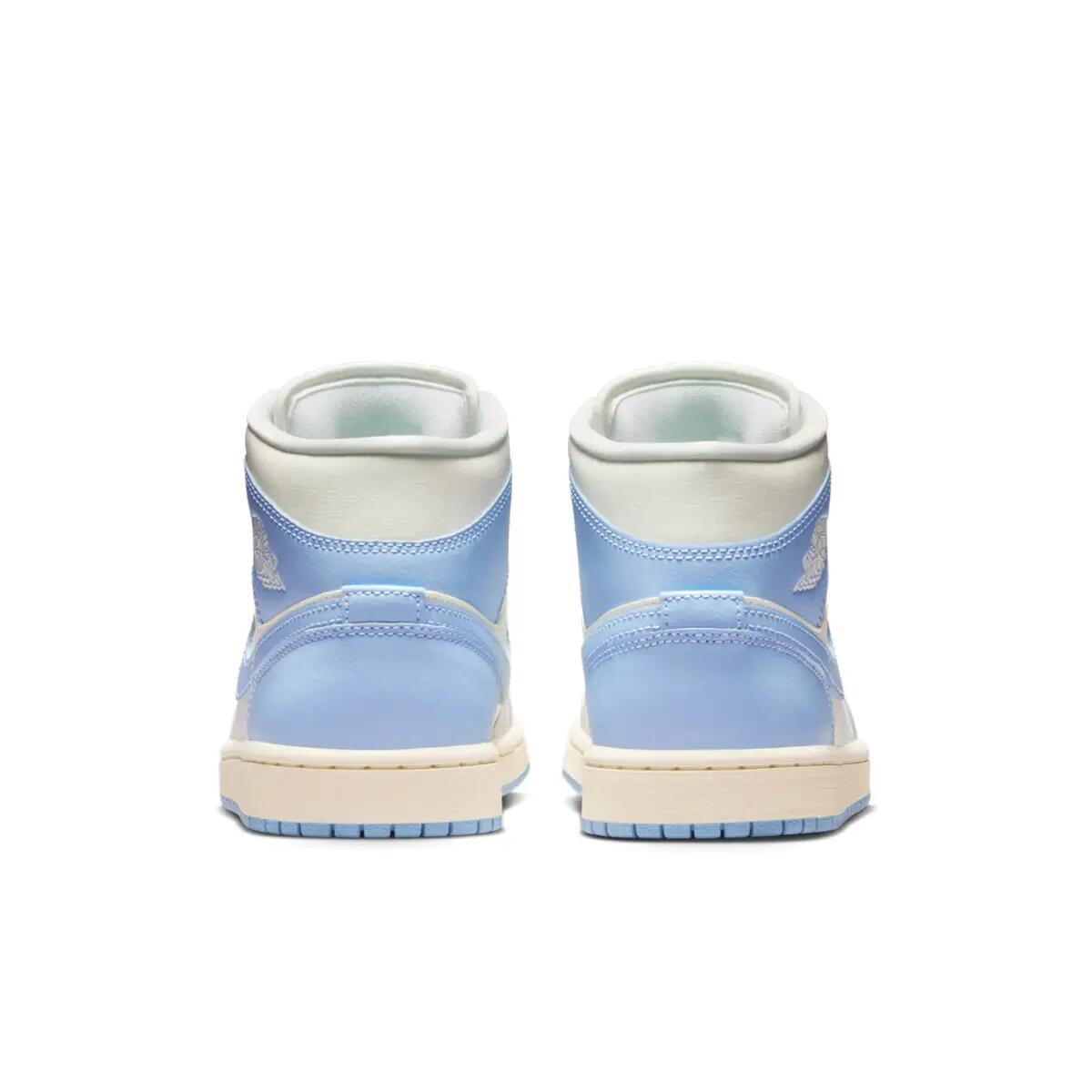 Jordan 1 Mid Psychic Blue Sail Coconut Milk (Women's) 5/6