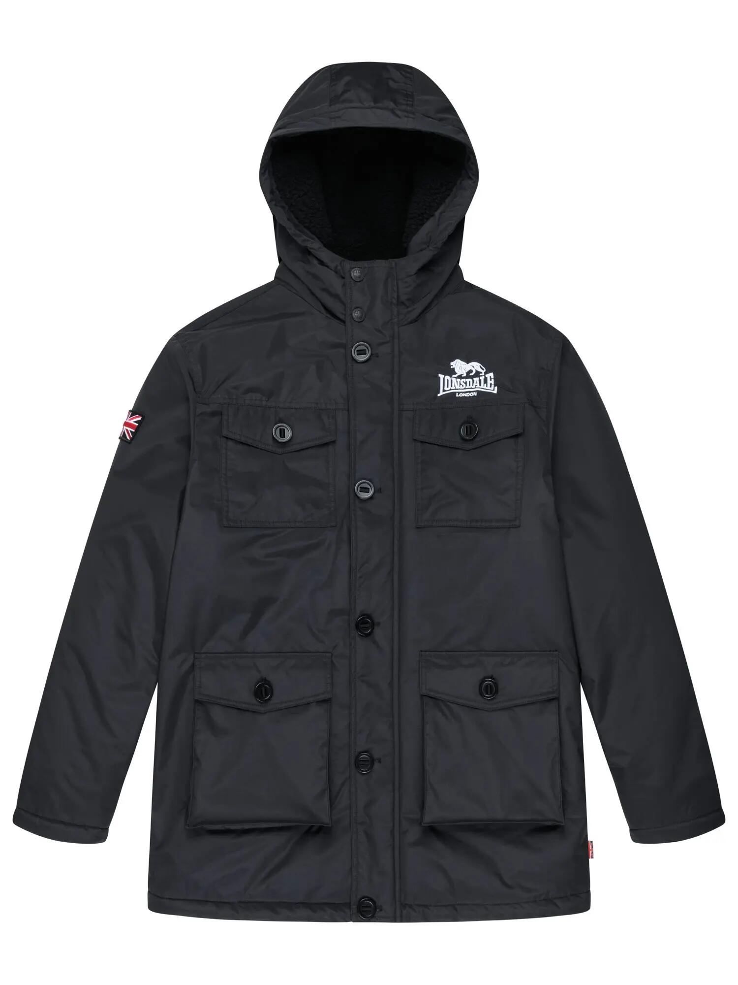 LONSDALE Herren Winterjacke mit Kapuze normale Passform BIRLING 2/6