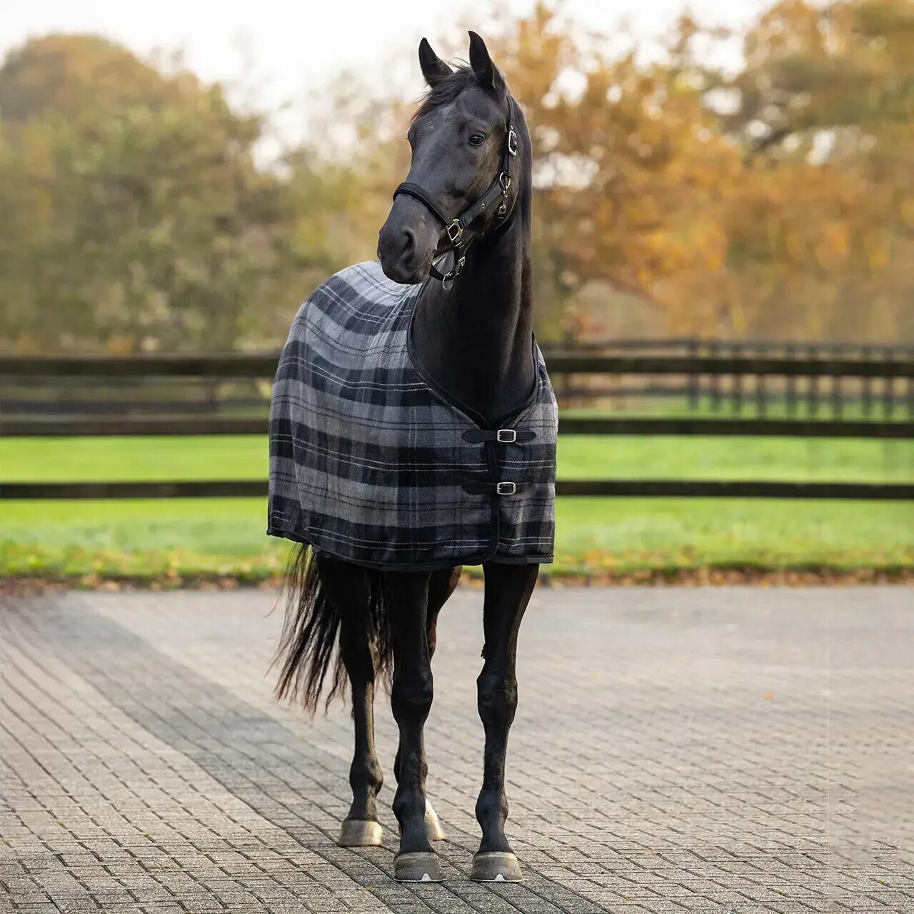 Couverture d'extérieur pour cheval à carreaux QHP 5/6