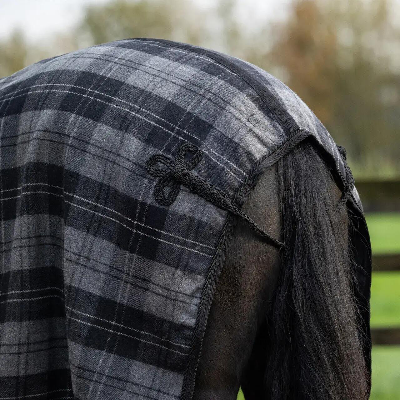Couverture d'extérieur pour cheval à carreaux QHP 4/6