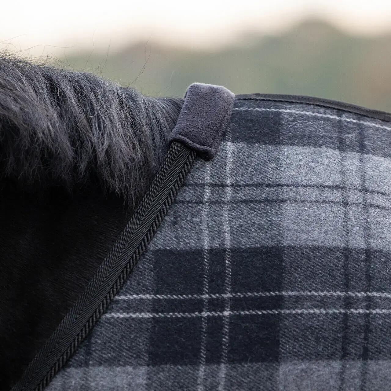 Couverture d'extérieur pour cheval à carreaux QHP 3/6