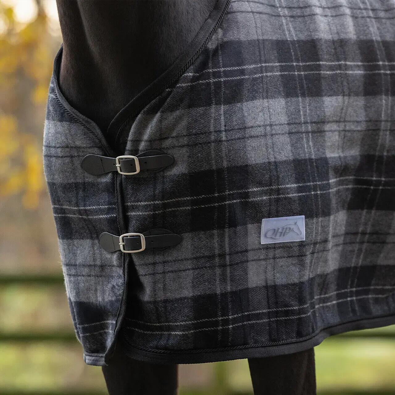 Couverture d'extérieur pour cheval à carreaux QHP 2/6