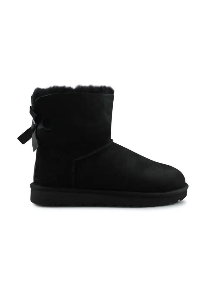 Ugg W Mini Bailey Bow 2 Noir 1016501blk 1/5