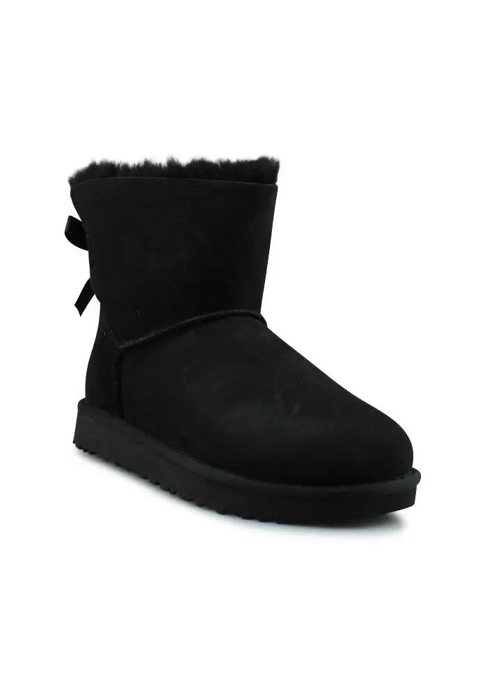Ugg W Mini Bailey Bow 2 Noir 1016501blk 3/5