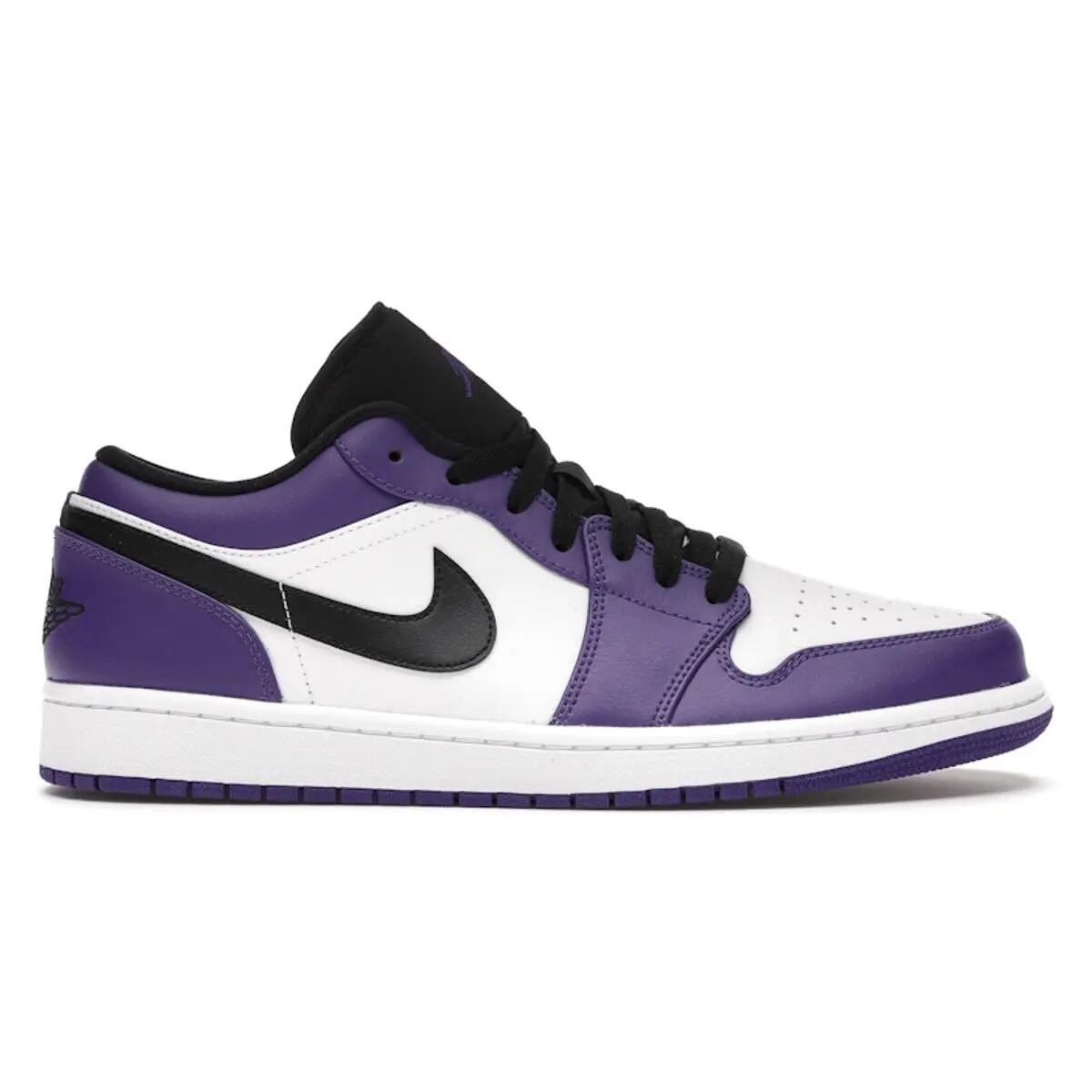 Jordan 1 Low Court Purple White 1/6