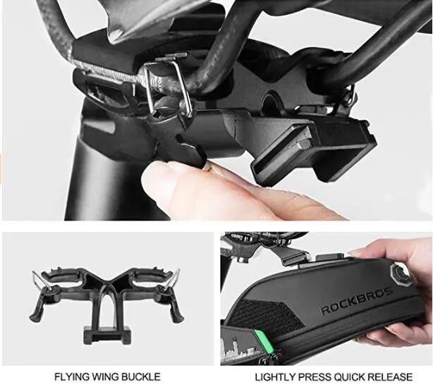 Sacoche de selle vélo compacte à fixation rapide ROCKBROS 6/7