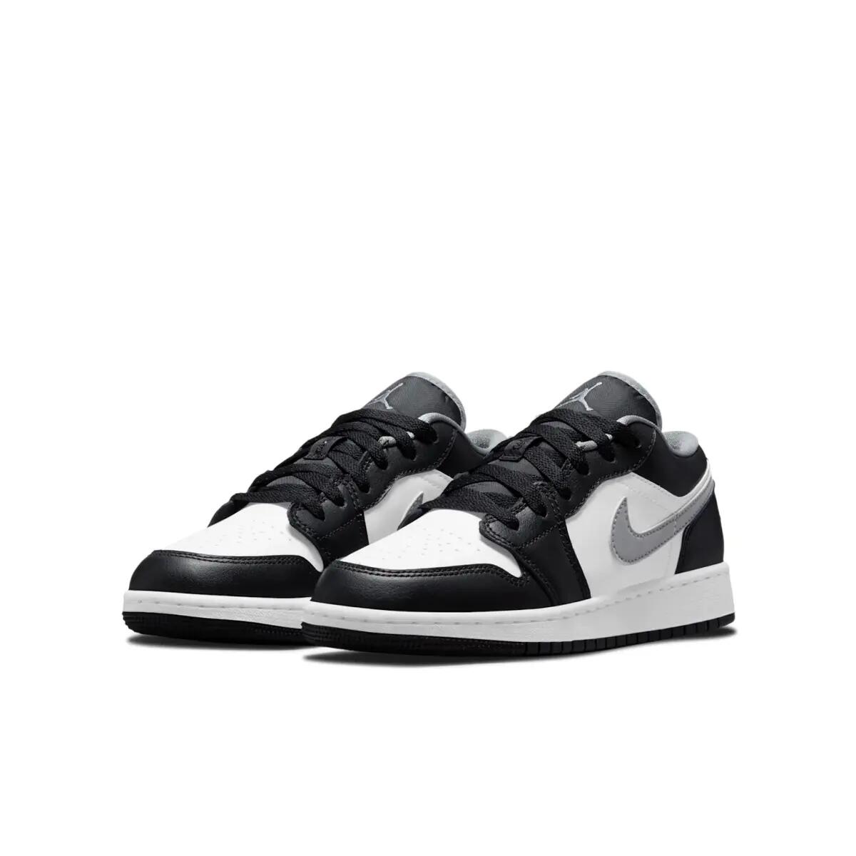 Jordan 1 Low Black White Grey (GS) 4/6