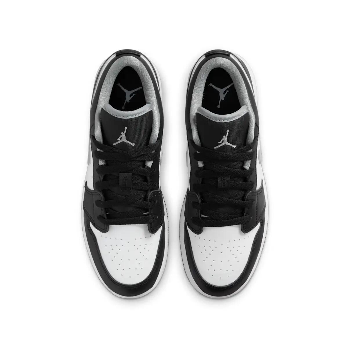 Jordan 1 Low Black White Grey (GS) 2/6