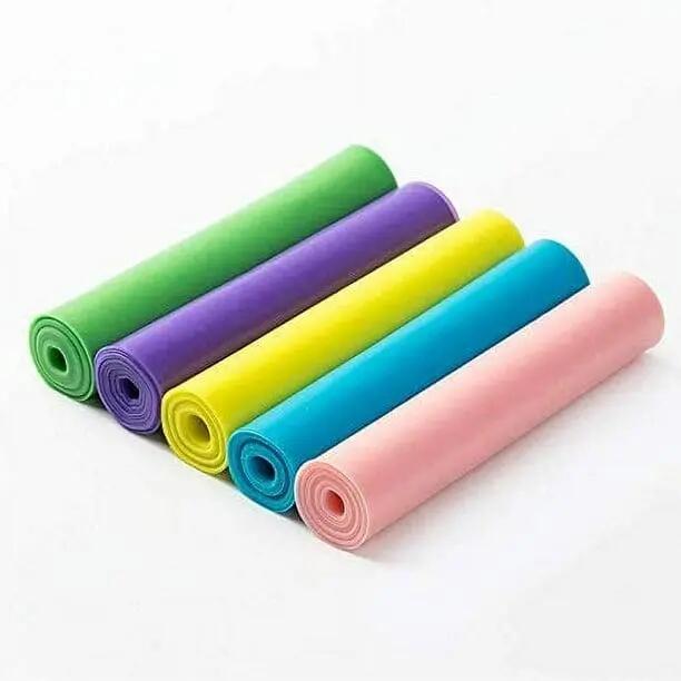 Lot de 5 bandes de résistance pour le yoga, sangles élastiques en latex pour éti 4/5