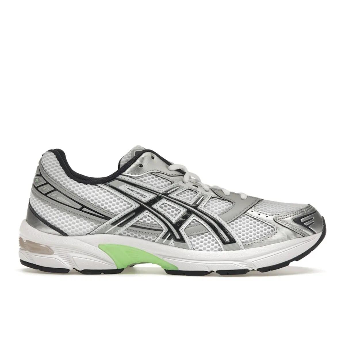 ASICS Gel-1130 White Mid Grey Lime Green 1/6