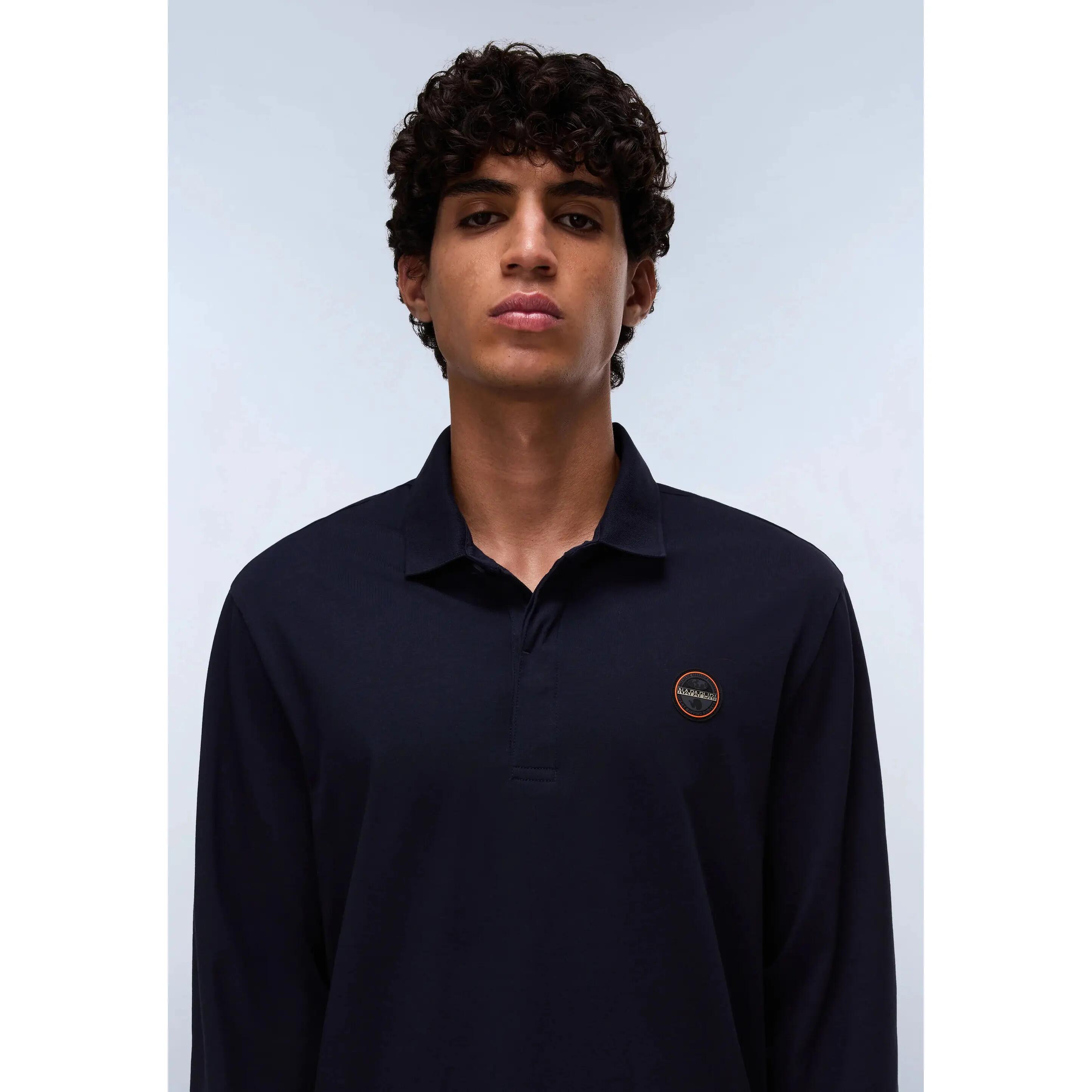 Polo manches longues Napapijri E-Badge 4/5
