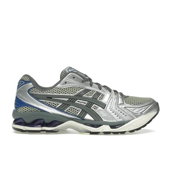 ASICS Gel-Kayano 14 Soft Yellow Asics Blue