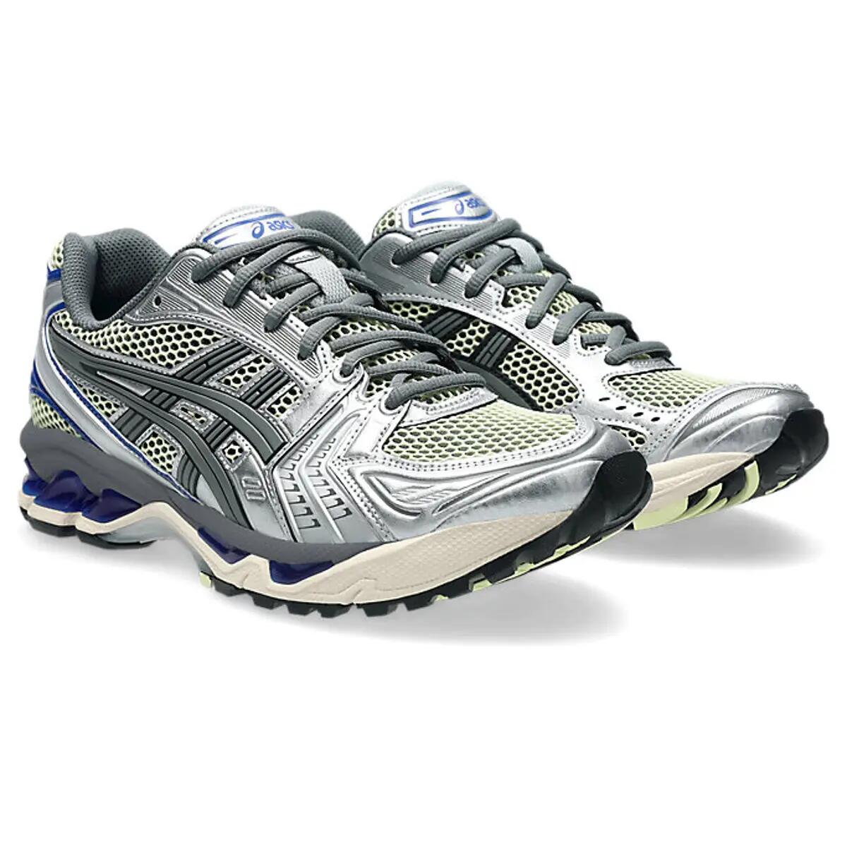 ASICS Gel-Kayano 14 Soft Yellow Asics Blue 4/5